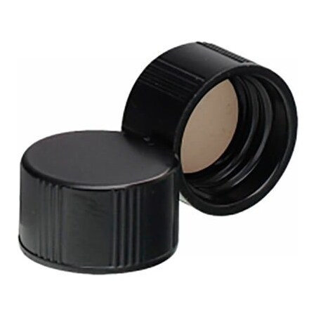 Cp Lab Safety. Wheaton 13-425 Cap, Phenolic Black PTFE Liner, Case of 250 W240820